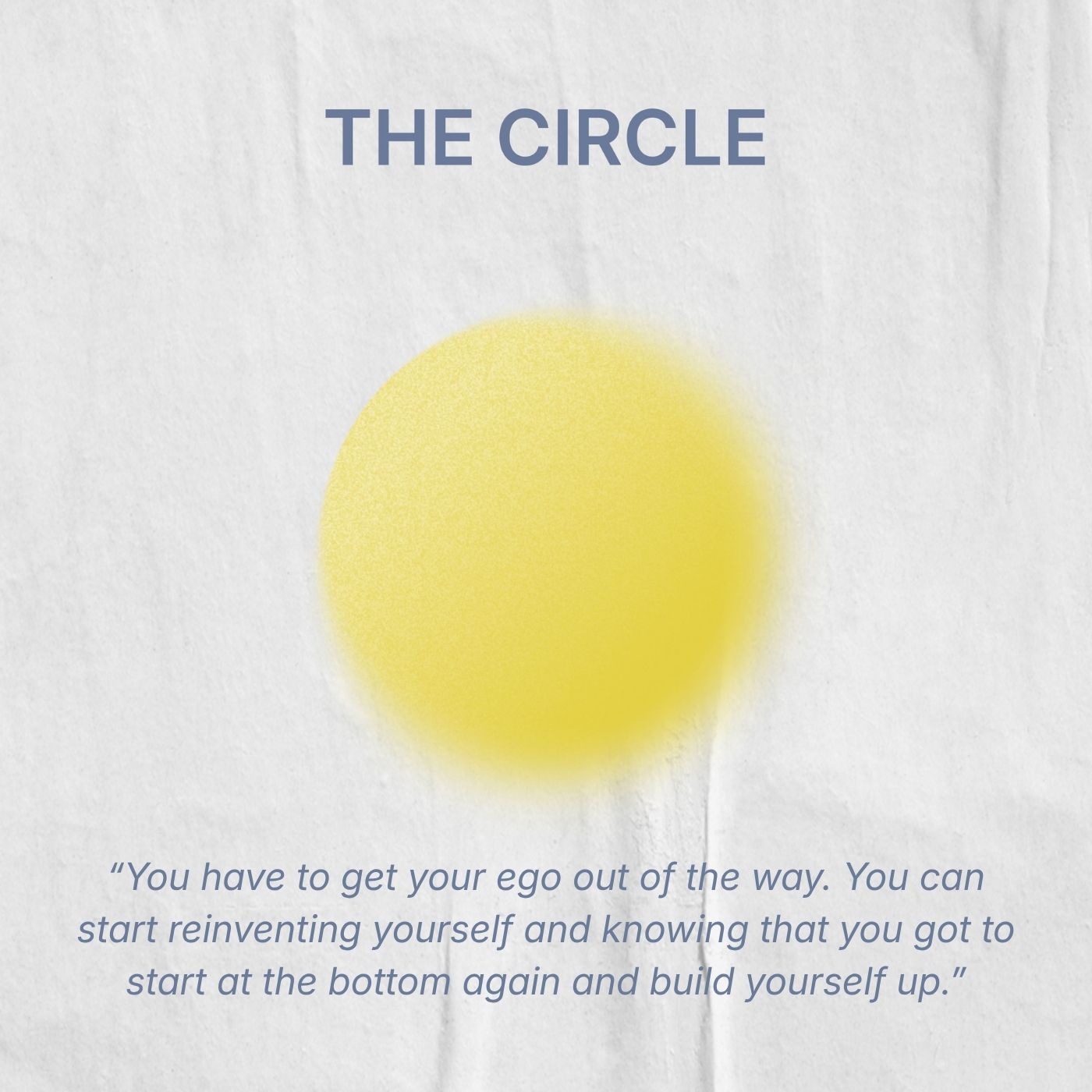 The Circle | Tanya Memme | Personal Reinvention